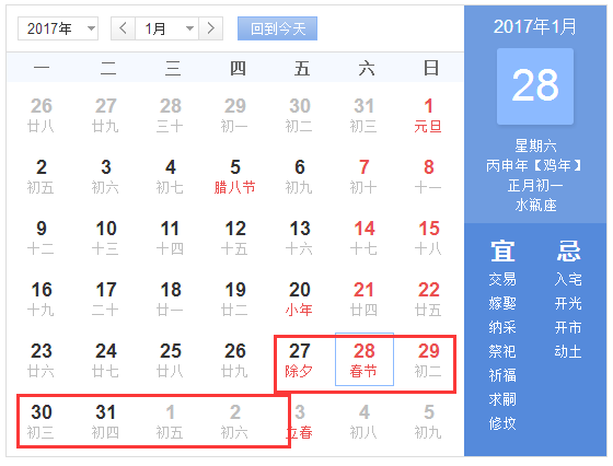 2017高速过年什么时间免费