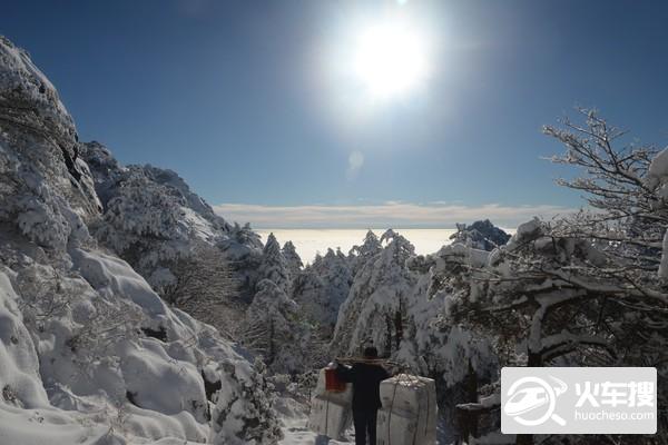 黄山之巅——一场冰雪与霞光的邂逅32